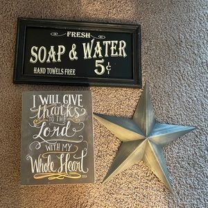 Farmhouse Home Decor Lot